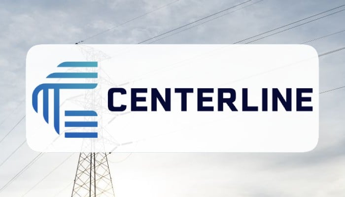 Centerline logo with a blue stylized tower icon, symbolizing scaling for growth through private equity and OneStream.