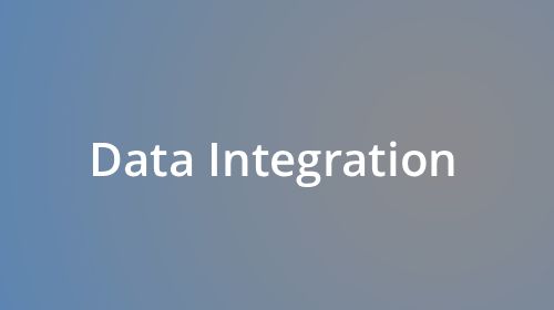 Abstract blue architectural grid graphic representing the webinar on automating data movement and connecting disparate financial systems.